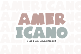 Americano: A Bold Handwritten Font for Digital Creativity