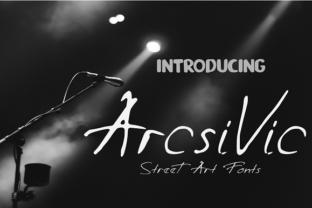 Arcsivic: A Playful Display Font for Creative Projects