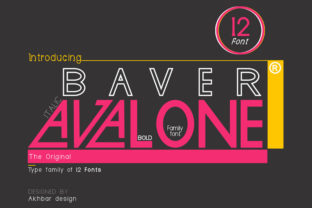 Baver Avalone Display Font for Web Design Projects