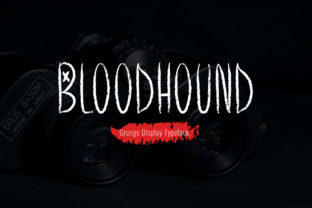Bloodhound Font: A Stylish Display Font for Creative Projects