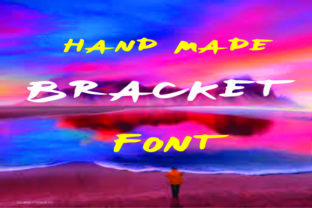 Bracket Font for Bold and Stylish Craft Projects