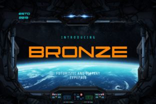 Bronze Font: A Modern Display Font for Creative Projects