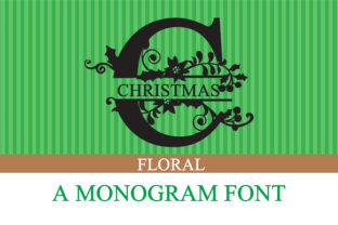Christmas Floral: A Display Font for Creative Branding