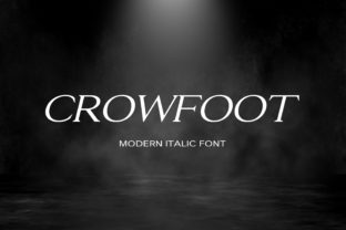 Crowfoot: A Bold Display Font for Impactful Branding