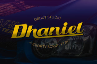 Dhaniel Font for Dynamic Branding and Modern Design