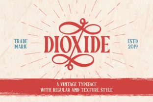 Dioxide Display Font for Handmade Creations
