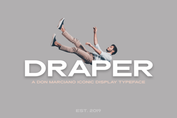 Draper Font for Mid-Century Branding Projects