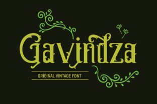 Gavindza: The Vintage Font That Elevates Branding