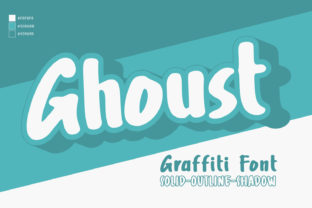 Ghoust: A Graffiti Font That Brings Edge to Handmade Creations