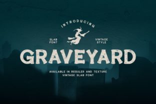 Graveyard Font for Spooky and Vintage Branding