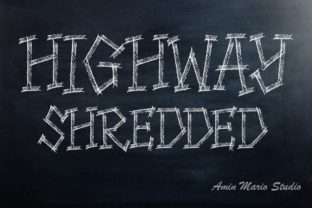 HIghway Shredded: A Font That Elevates Brand Identity