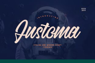 Justoma Font for Handmade Creations and Branding