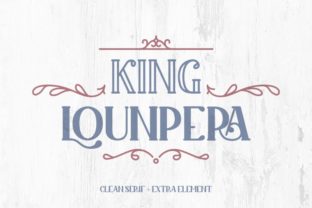 King Lounpera: A Display Font for Bold Visual Storytelling