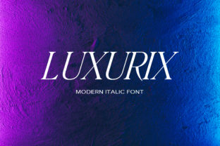 Luxurix: A Modern Display Font for Handmade Creations