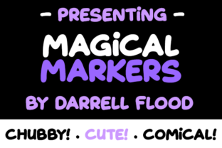 Magical Markers Font for Web Design and Branding