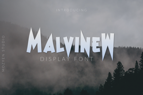 Malvinew: A Bold Display Font for Thrilling Creations