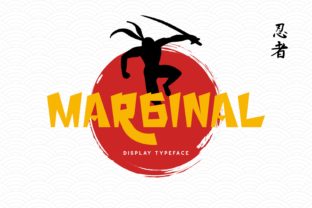 Marginal Display Font for Dynamic Editorial Design