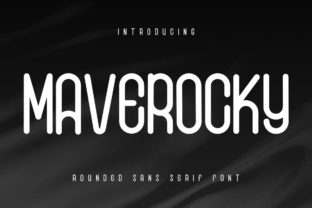 Maverocky Font Download: A Bold Display Font for Modern Design