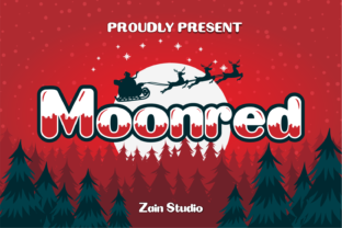 Moonred Font for Bold Branding and Festive Design