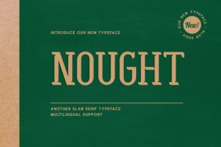 Nought: A Playful Display Font for Editorial Design