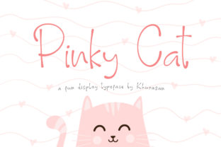 Pinky Cat Display Font for Creative Publishing