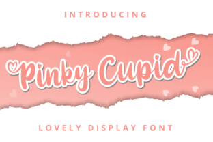 Pinky Cupid: A Sweet Display Font for Editorial Design