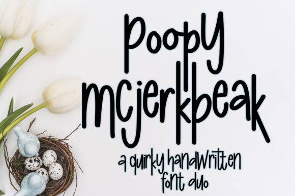 Poopy McJerkbeak Font for Bold Digital Creativity