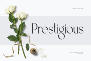 Prestigious Font for Timeless Craft Projects