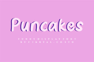 Puncakes: A Sweet Display Font for Bold Branding