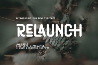 Relaunch Font for Sharp, Timeless Campaign Designs