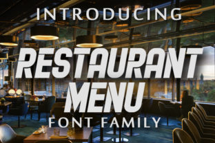 Restaurant Menu Font for Professional Branding and Marketing