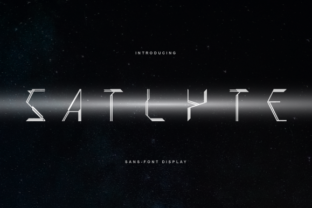 Satlyte Font for Creative Craft Projects