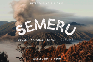 Semeru Display Font for Bold Branding and Creative Projects