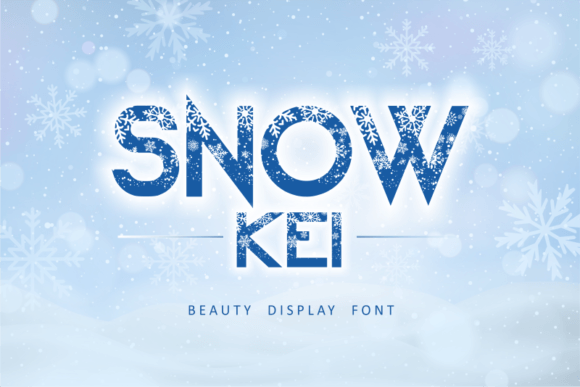 Snow Kei: A Cozy Display Font for Winter-Inspired Creations
