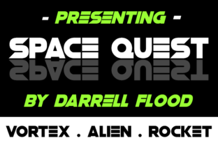 Space Quest: A Bold Display Font for Sci-Fi Inspired Editorial Design