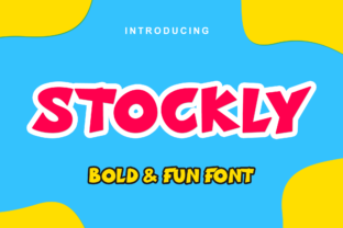 Stockly: A Playful Display Font for Handmade Creations