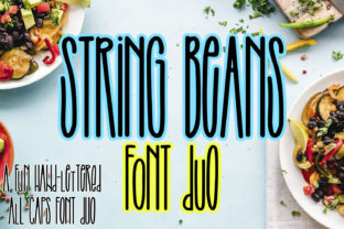 String Beans Font for Creative Handmade Projects