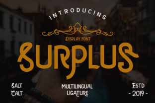 Surplus Font for Bold and Vintage-Inspired Branding