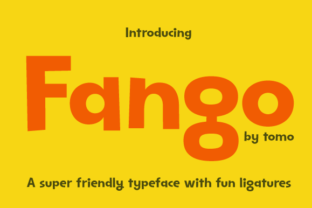 Tomo Fango: A Playful Display Font for Creative Branding