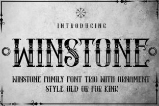 Winstone: A Display Font That Elevates Handmade Creations