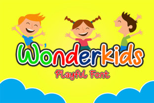 Wonderkids: A Playful Display Font for Creative Projects
