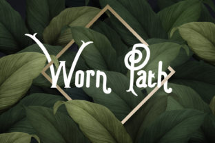 Worn Path: A Playful and Elegant Display Font for Creative Projects